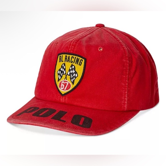 Polo Ralph LaurenMen's Racing-Patch Twill Ball Cap One Size